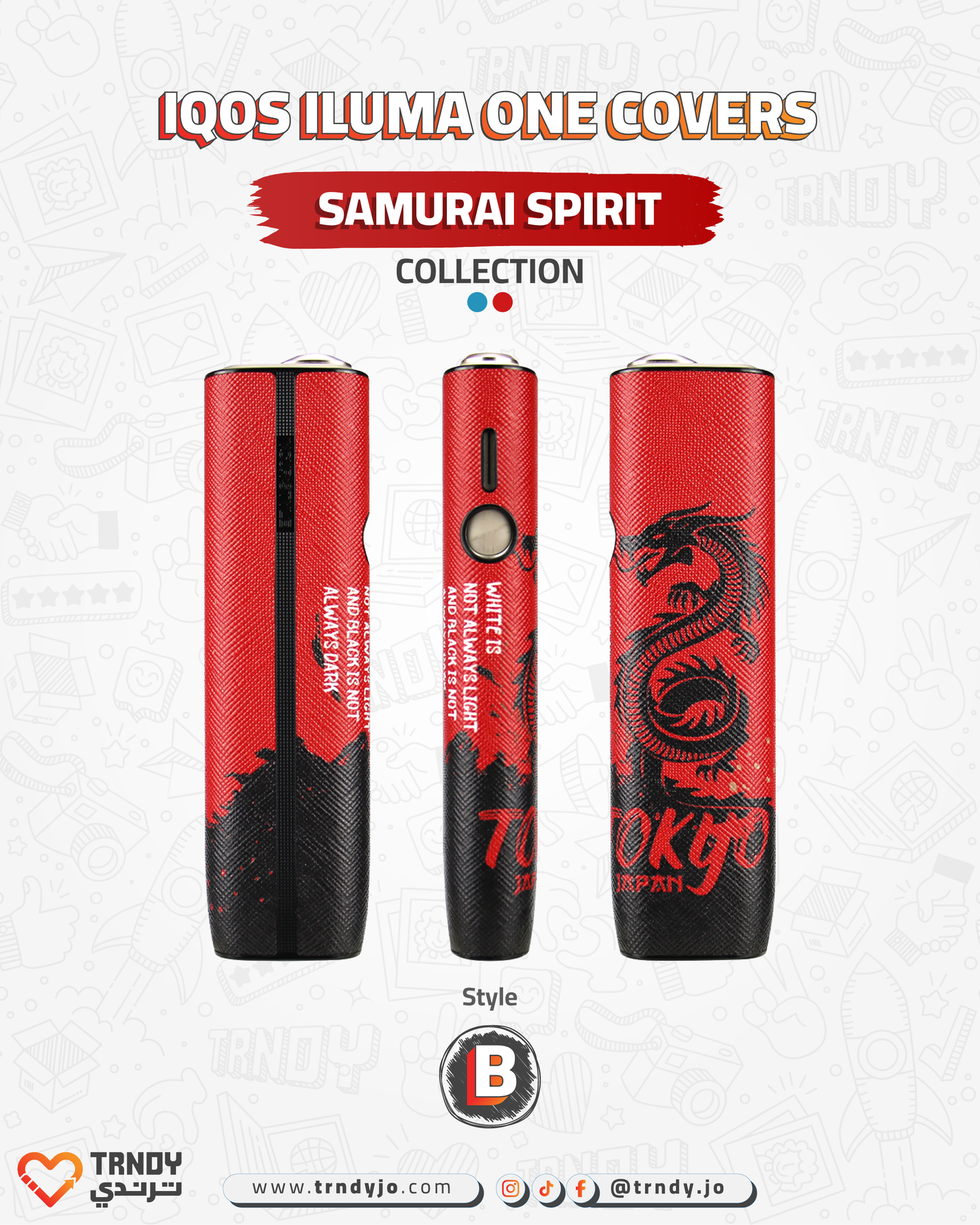CoverX - IQO ILUMA ONE - Samurai Spirit Collection