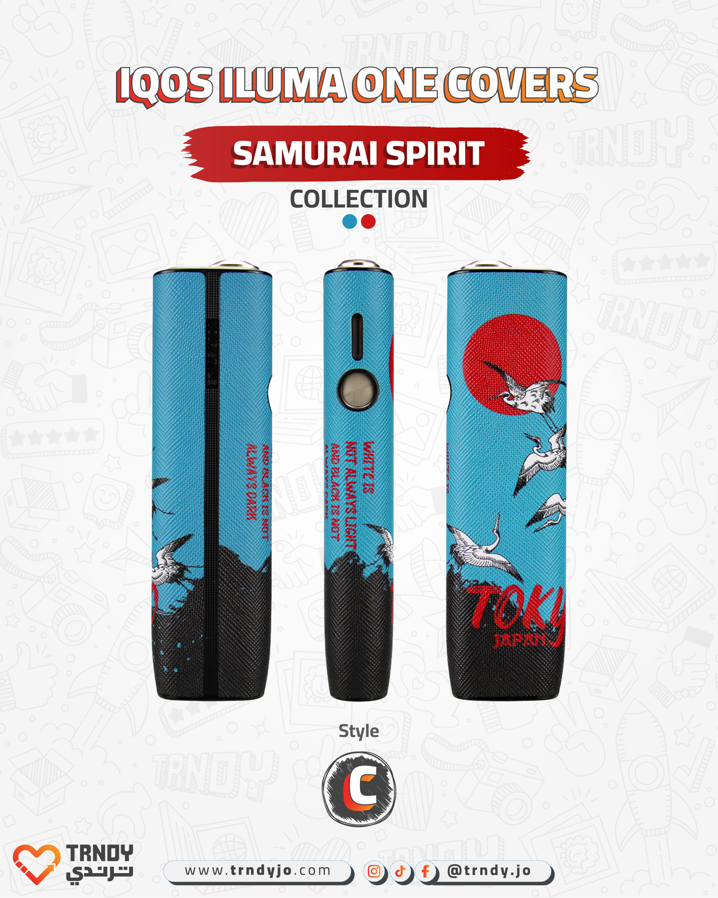 CoverX - IQO ILUMA ONE - Samurai Spirit Collection