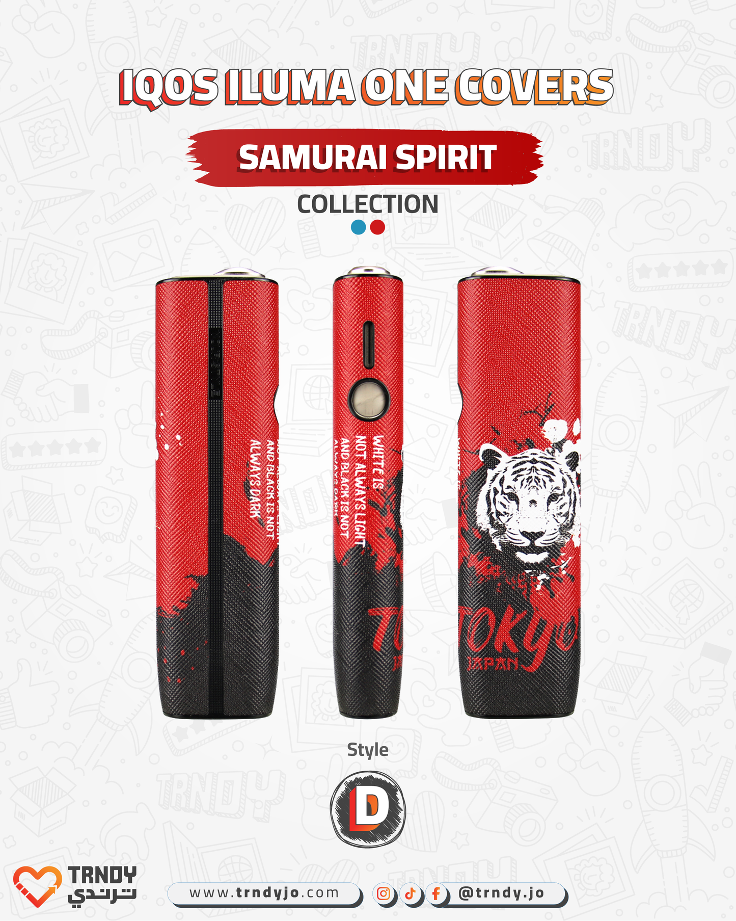 CoverX - IQO ILUMA ONE - Samurai Spirit Collection