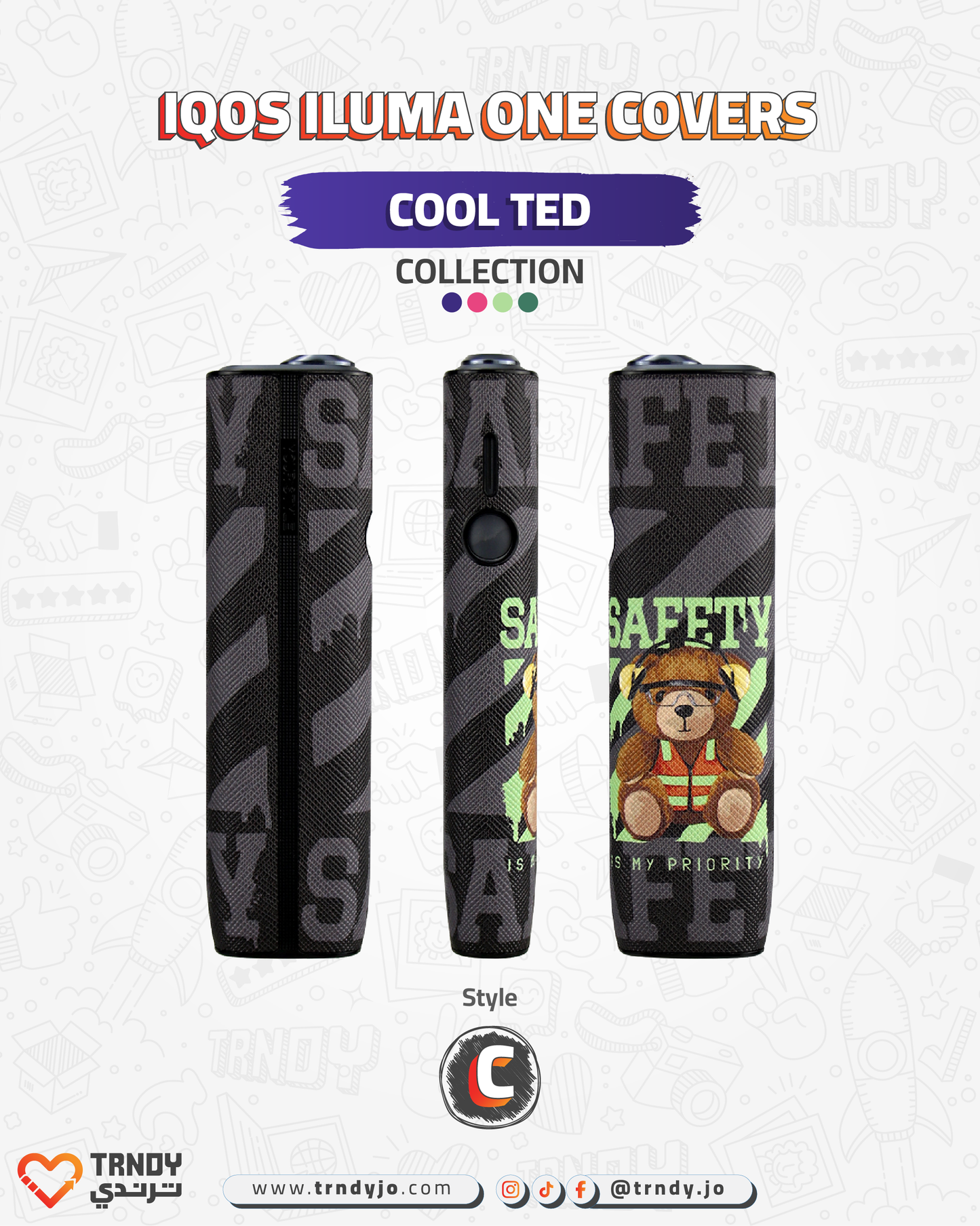 CoverX - IQO ILUMA ONE - Cool Ted Collection