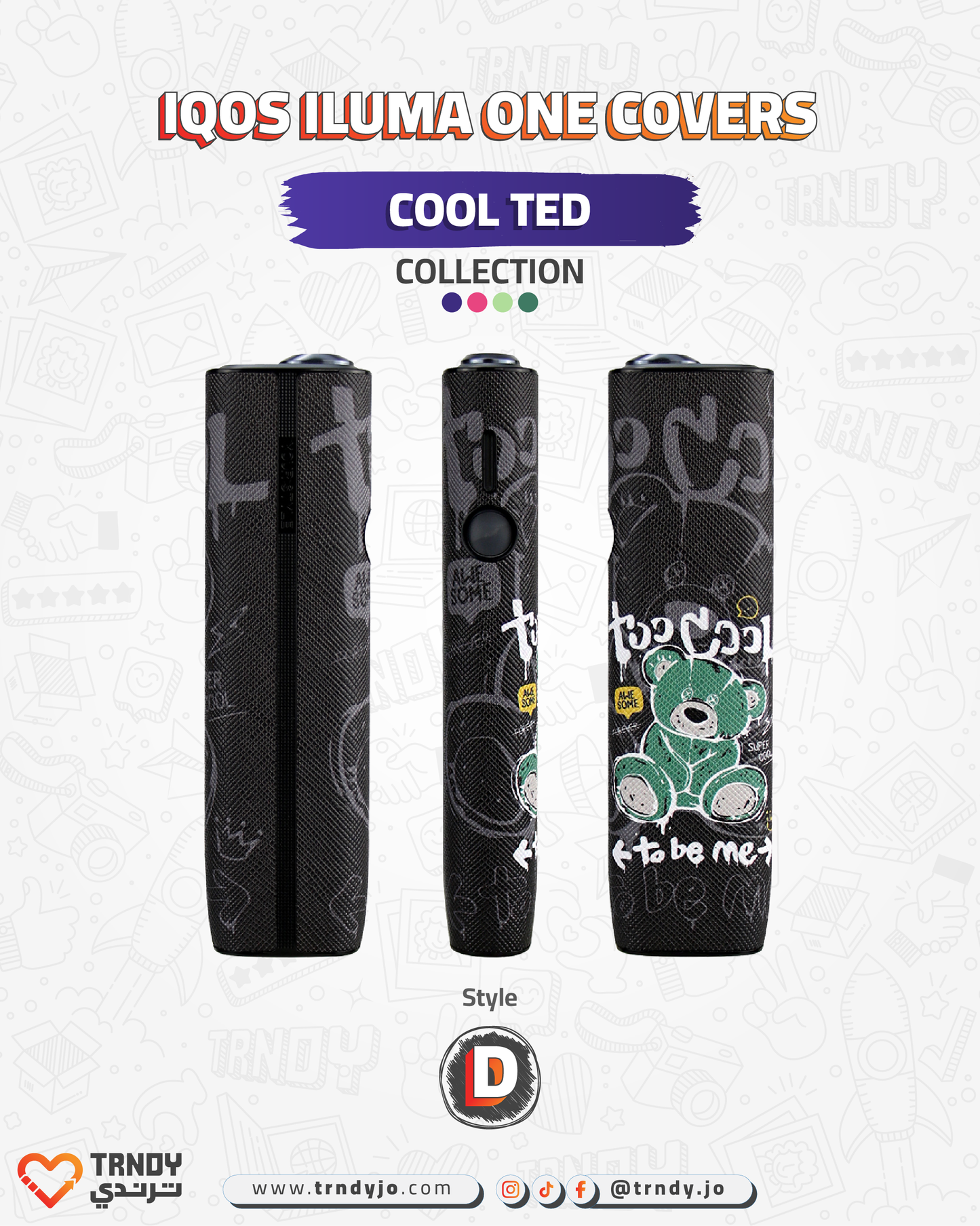 CoverX - IQO ILUMA ONE - Cool Ted Collection