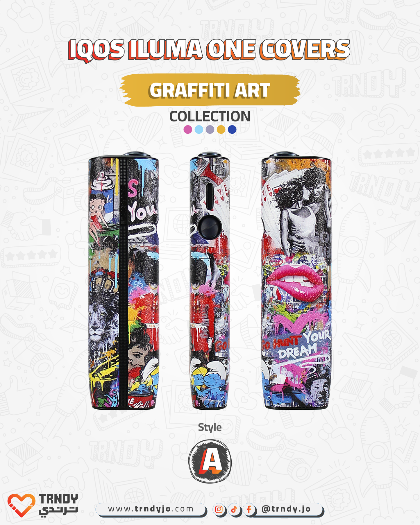 CoverX - IQO ILUMA ONE - Graffiti Art Collection