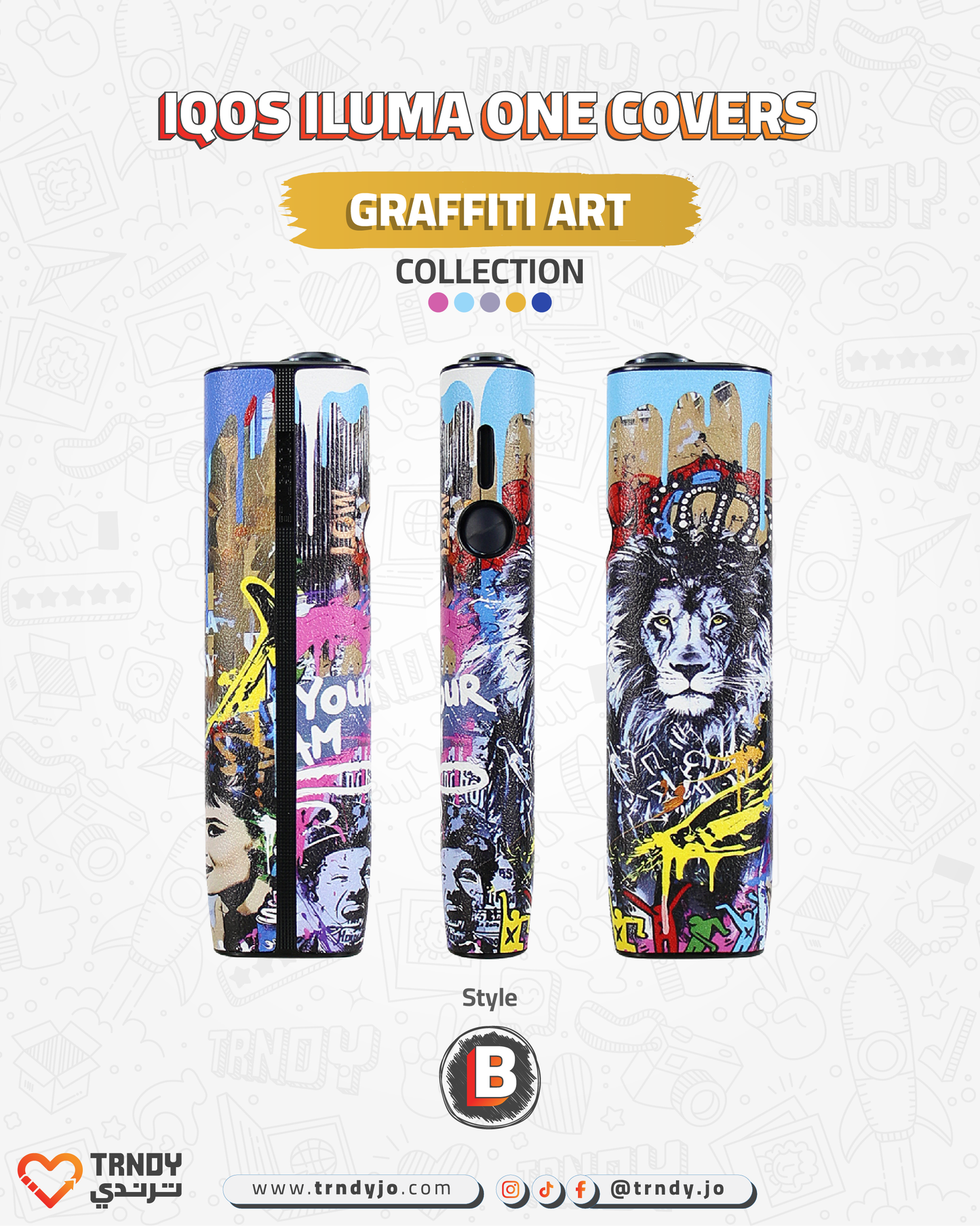 CoverX - IQO ILUMA ONE - Graffiti Art Collection