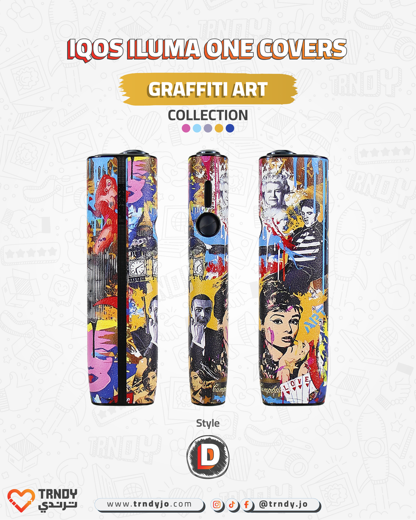 CoverX - IQO ILUMA ONE - Graffiti Art Collection