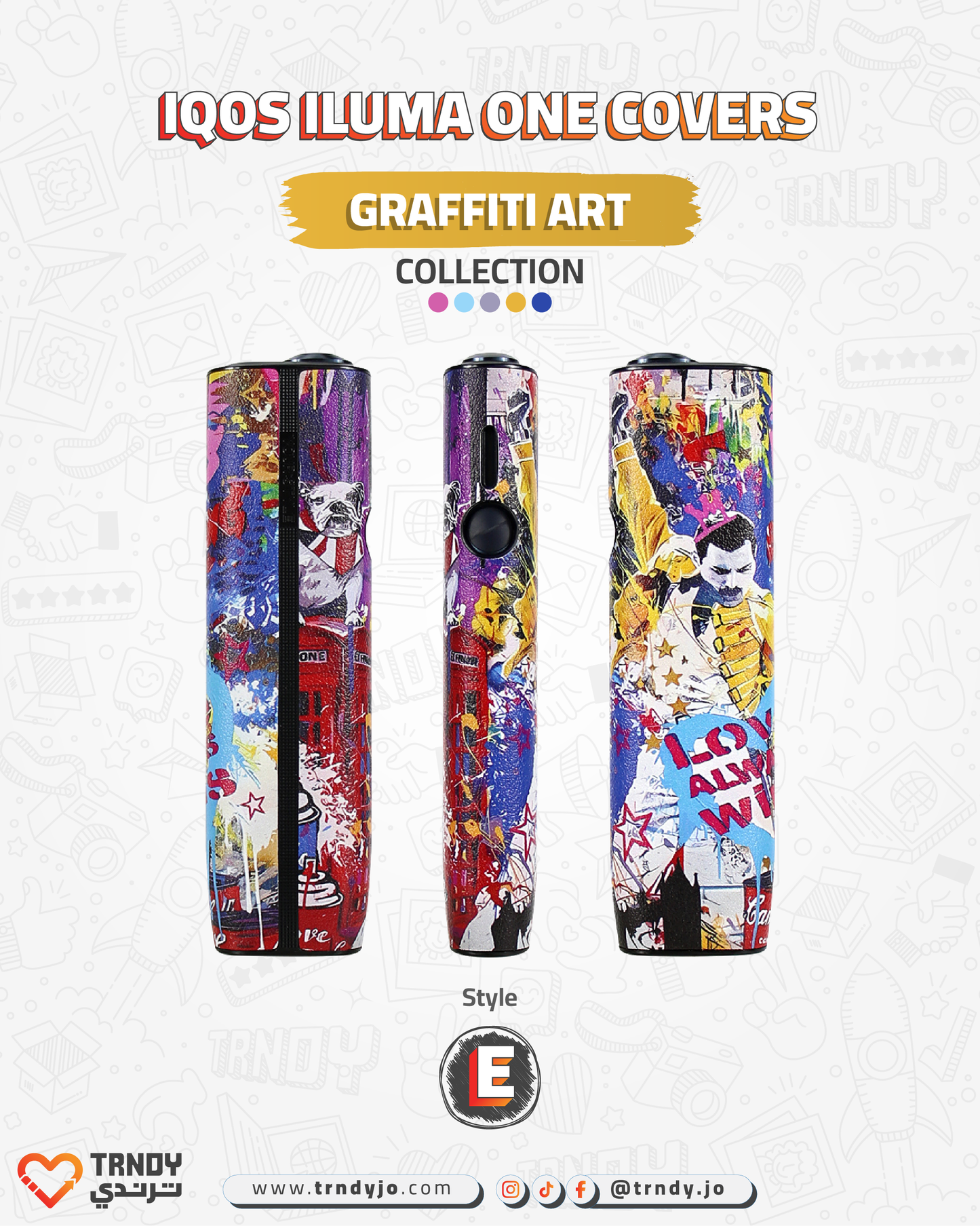 CoverX - IQO ILUMA ONE - Graffiti Art Collection