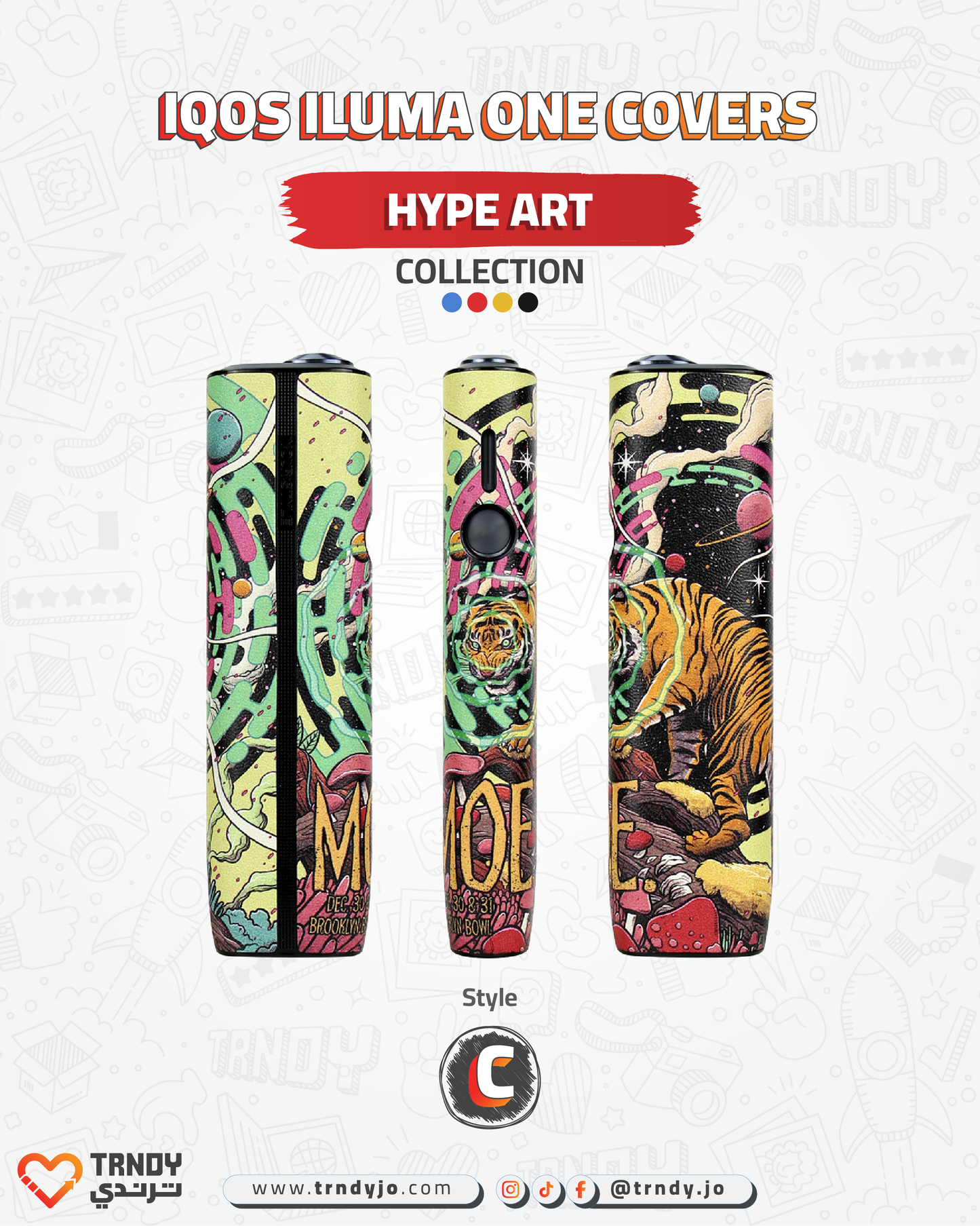 CoverX - IQO ILUMA ONE - Hype Art Collection