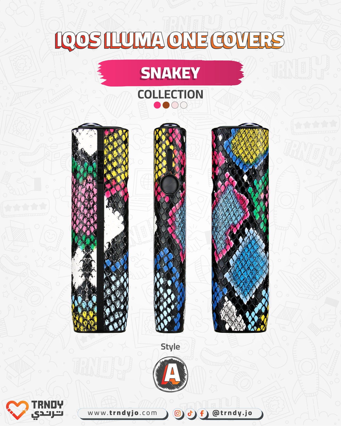 CoverX - IQO ILUMA ONE - Snakey Collection