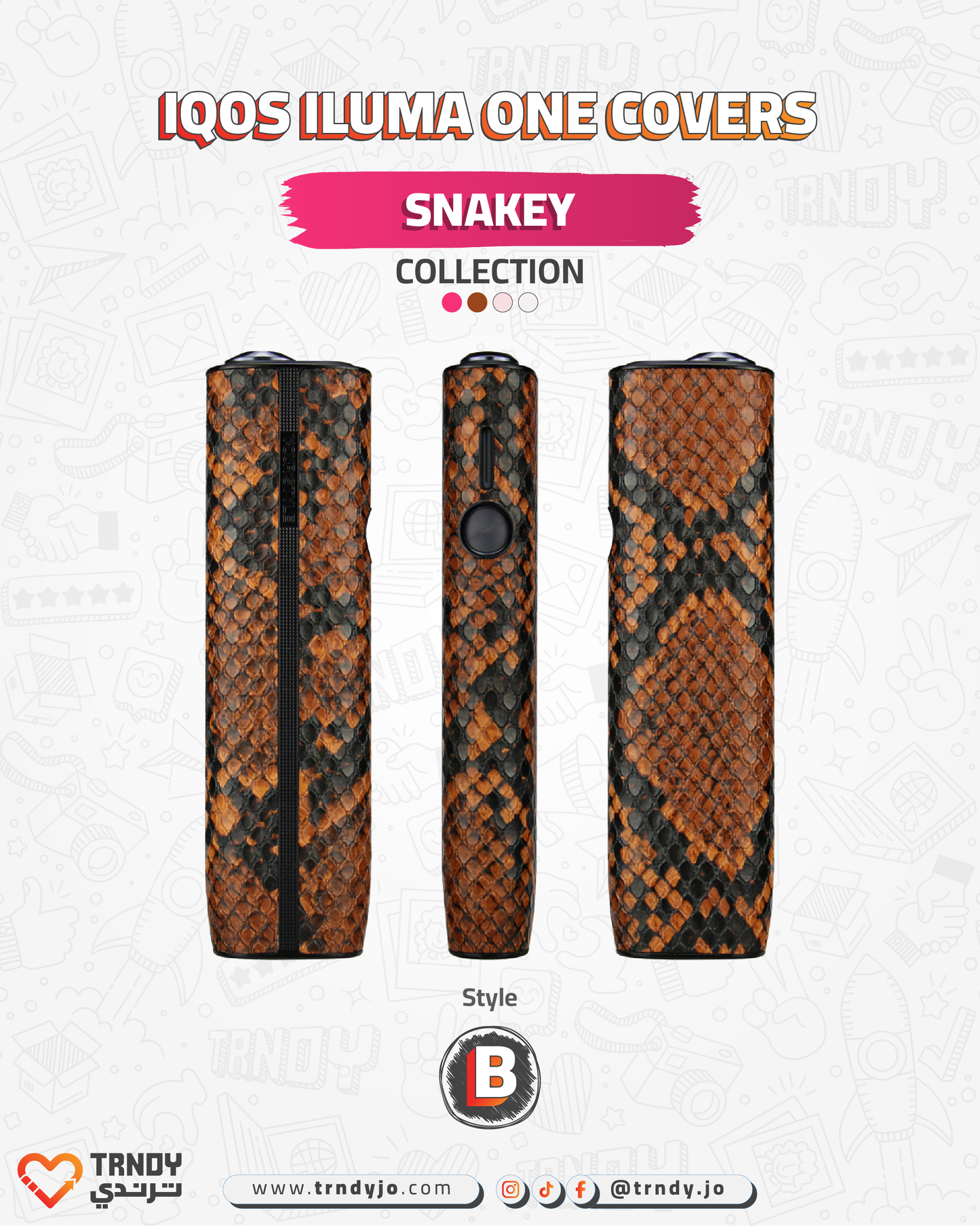 CoverX - IQO ILUMA ONE - Snakey Collection