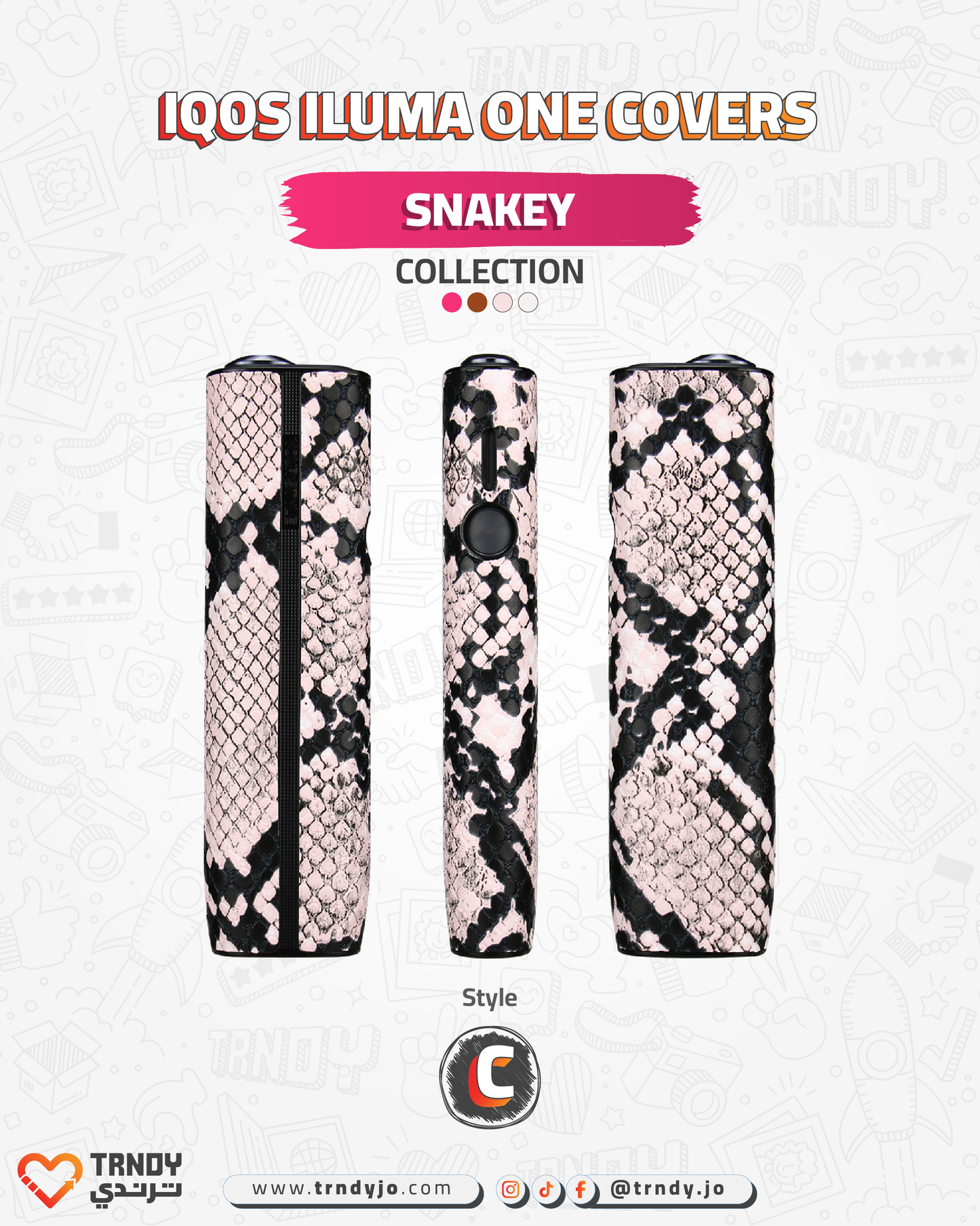 CoverX - IQO ILUMA ONE - Snakey Collection