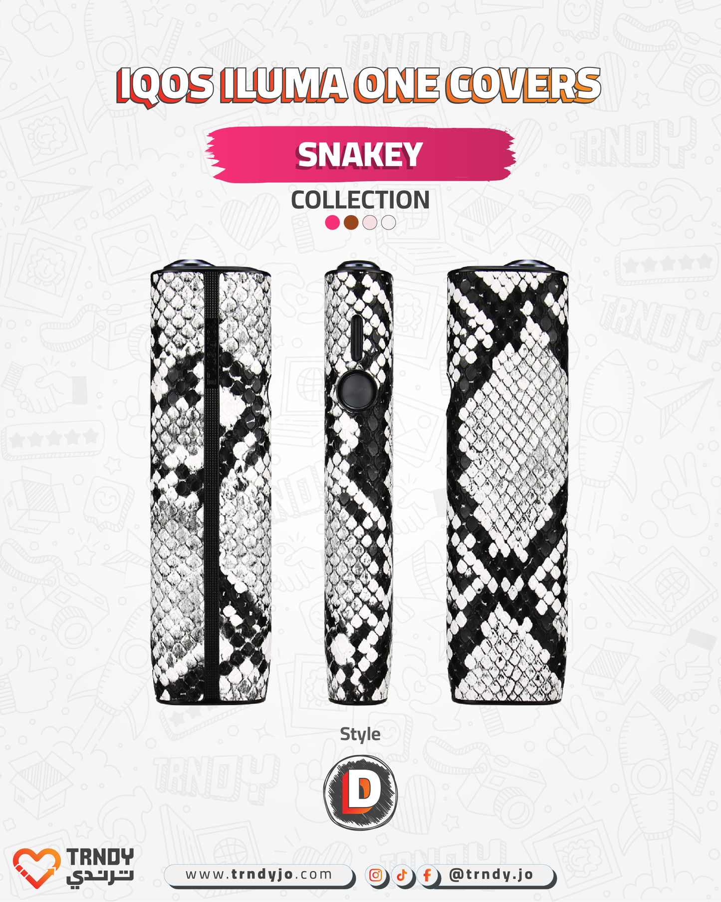CoverX - IQO ILUMA ONE - Snakey Collection