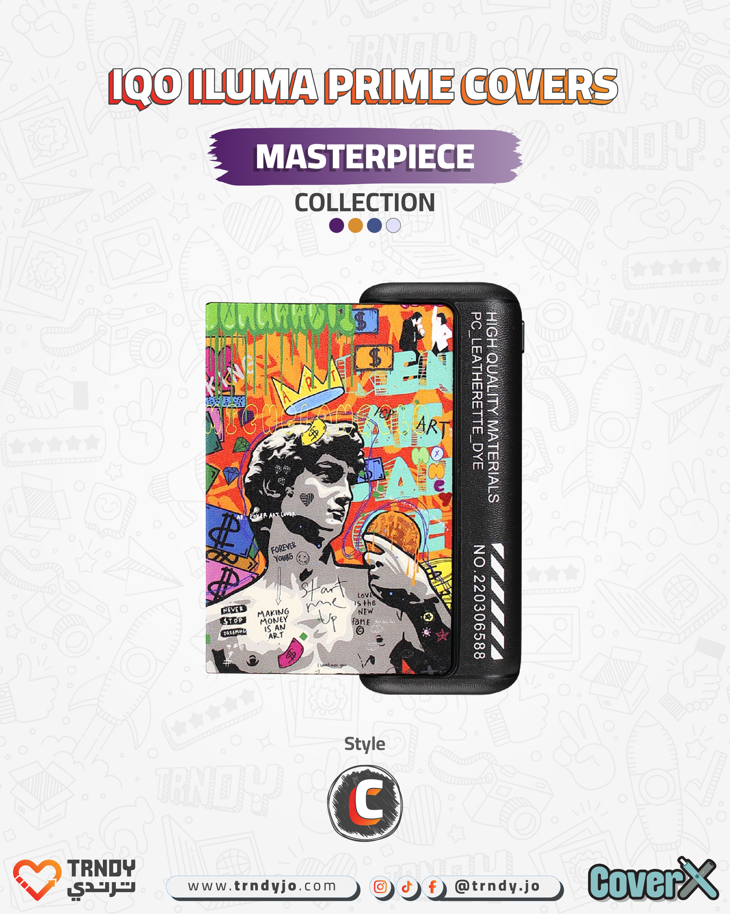 CoverX - IQO Prime - Masterpiece Collection