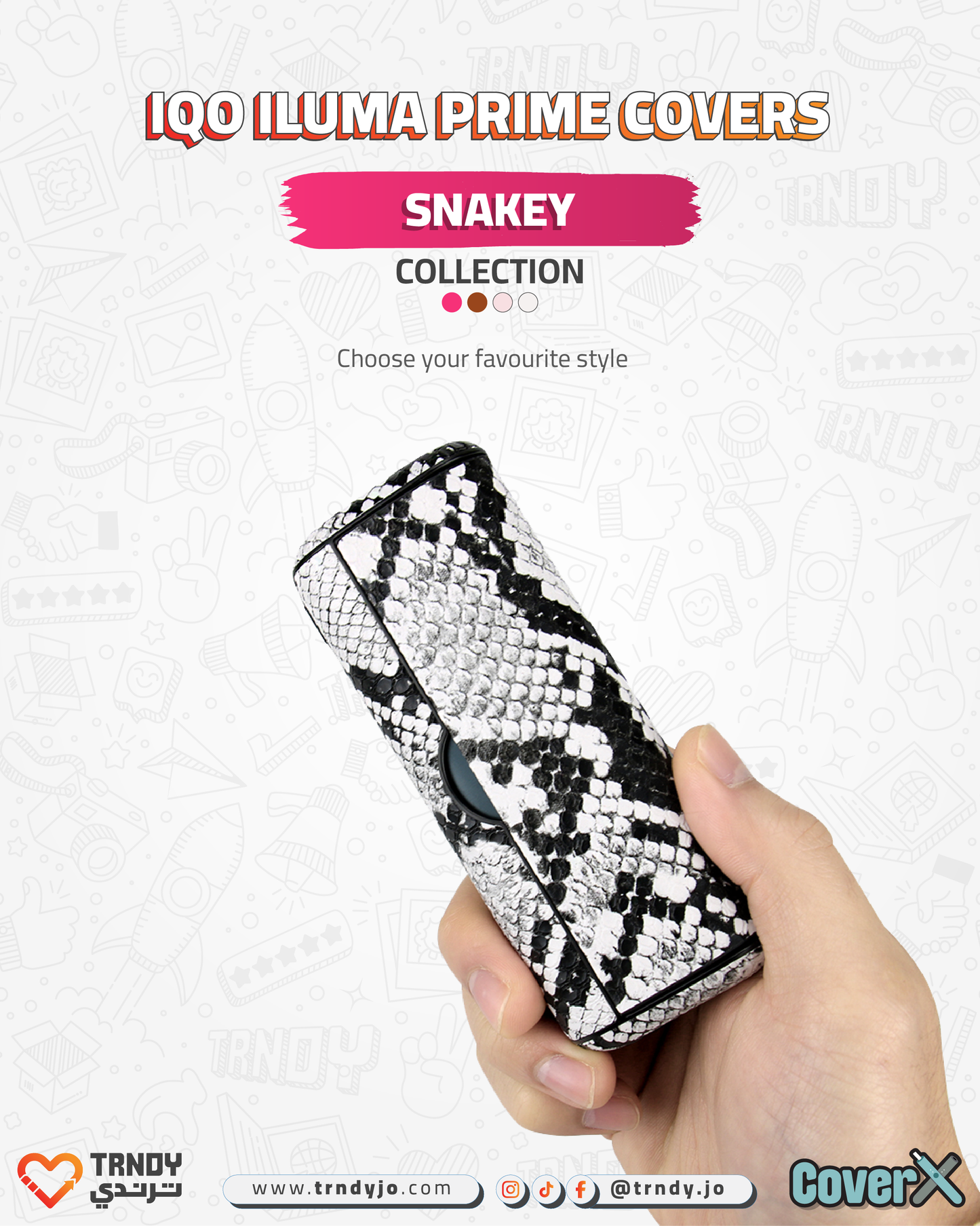 CoverX - IQO Prime - Snakey Collection