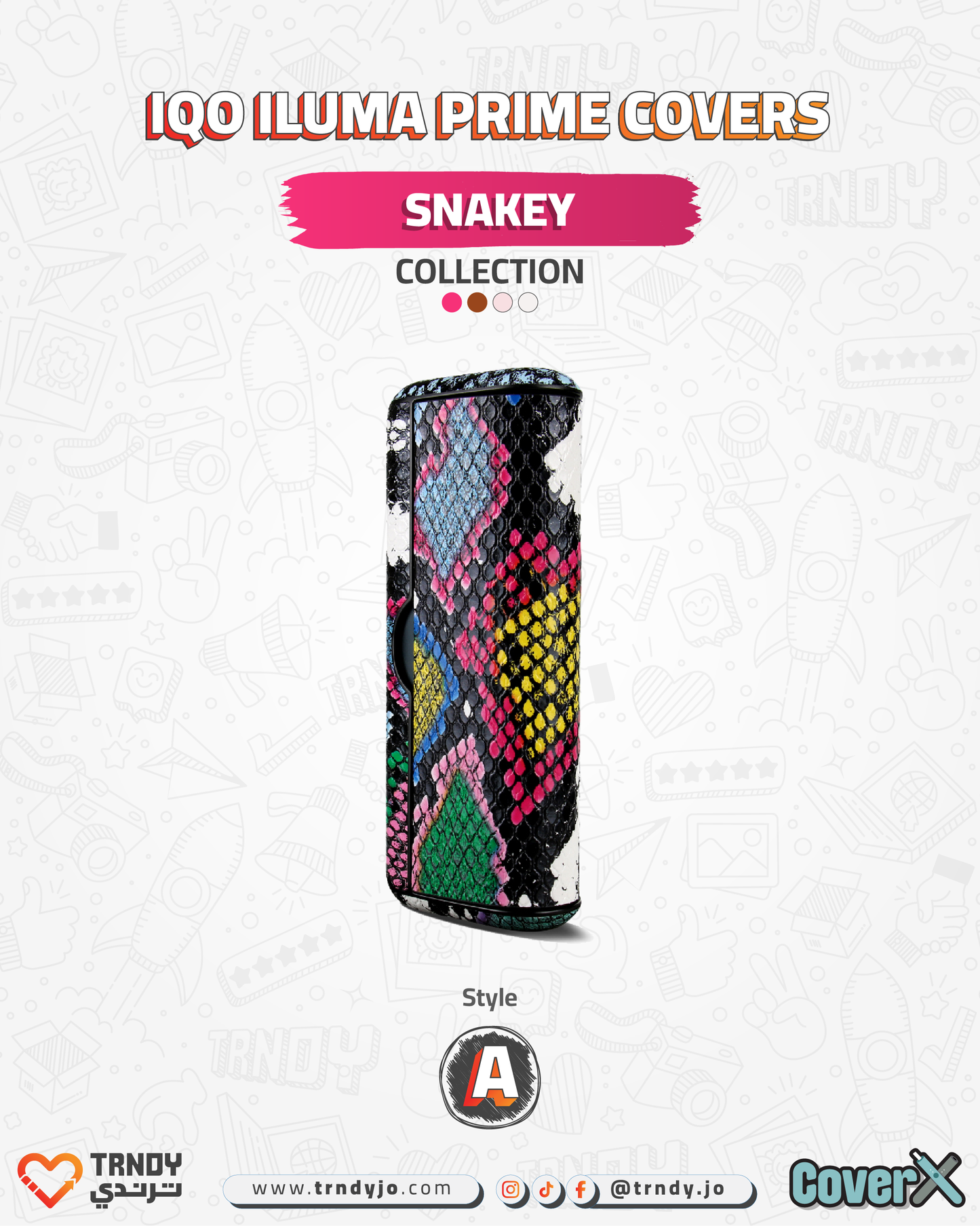CoverX - IQO Prime - Snakey Collection