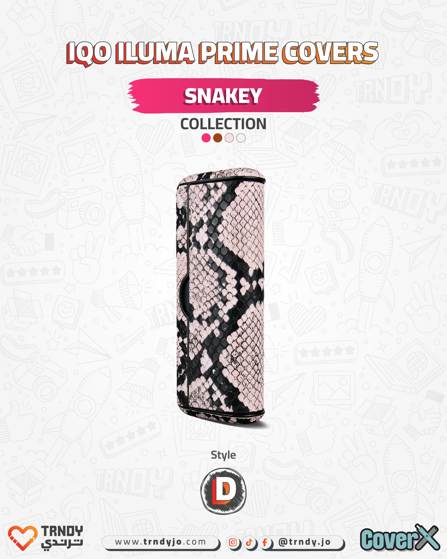 CoverX - IQO Prime - Snakey Collection