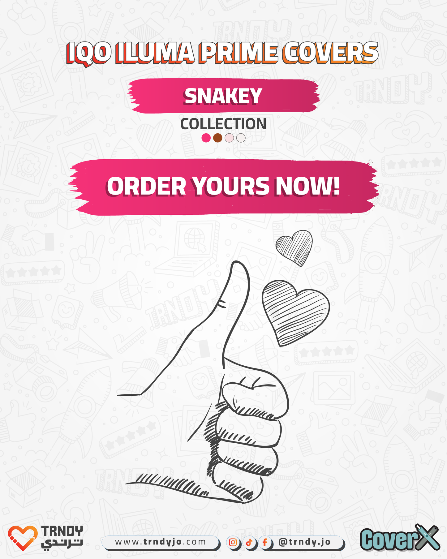 CoverX - IQO Prime - Snakey Collection