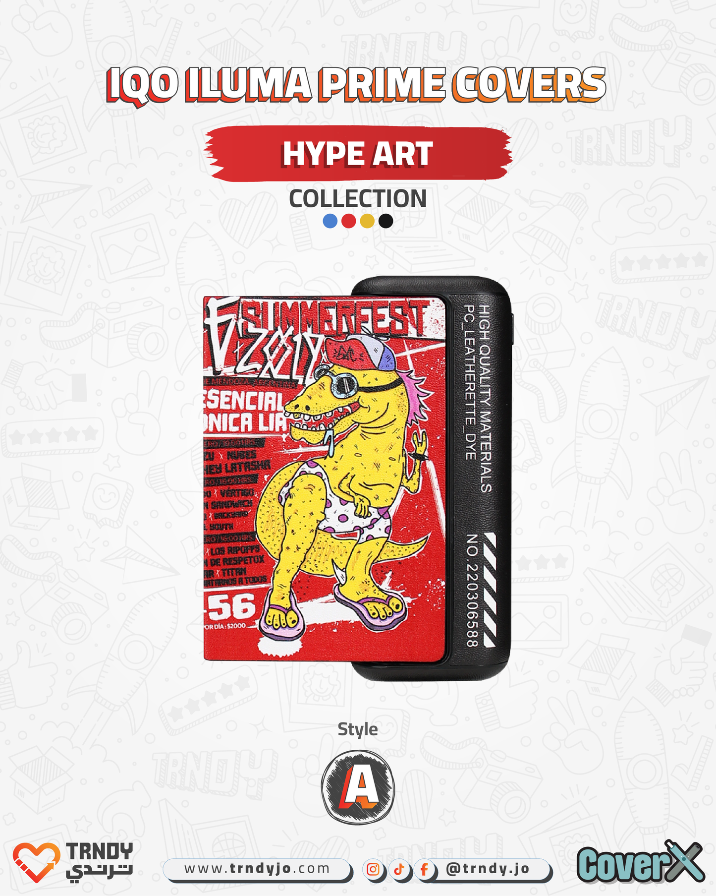 CoverX - IQO Prime - Hype Art Collection