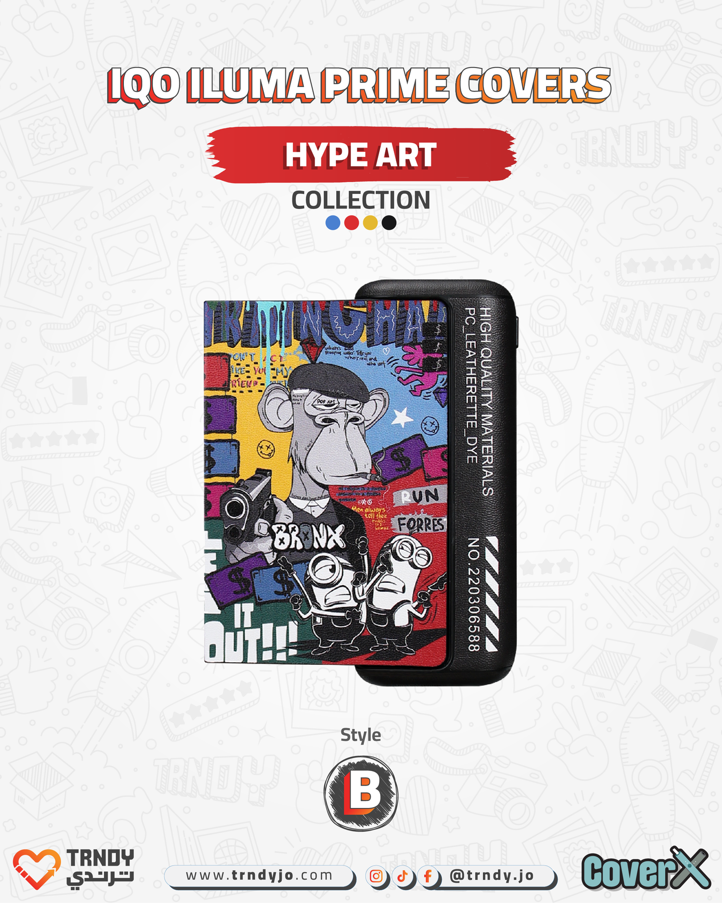 CoverX - IQO Prime - Hype Art Collection