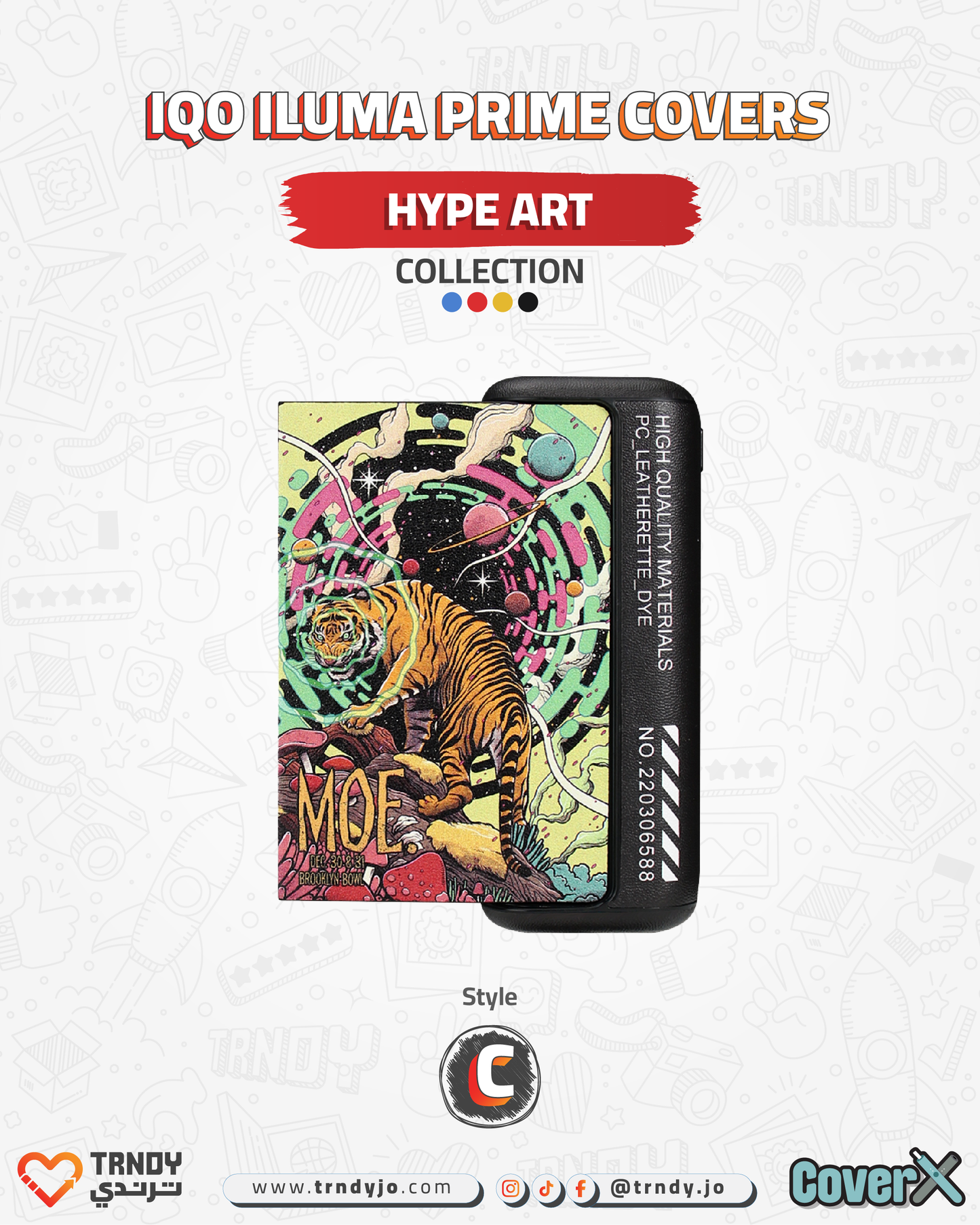 CoverX - IQO Prime - Hype Art Collection
