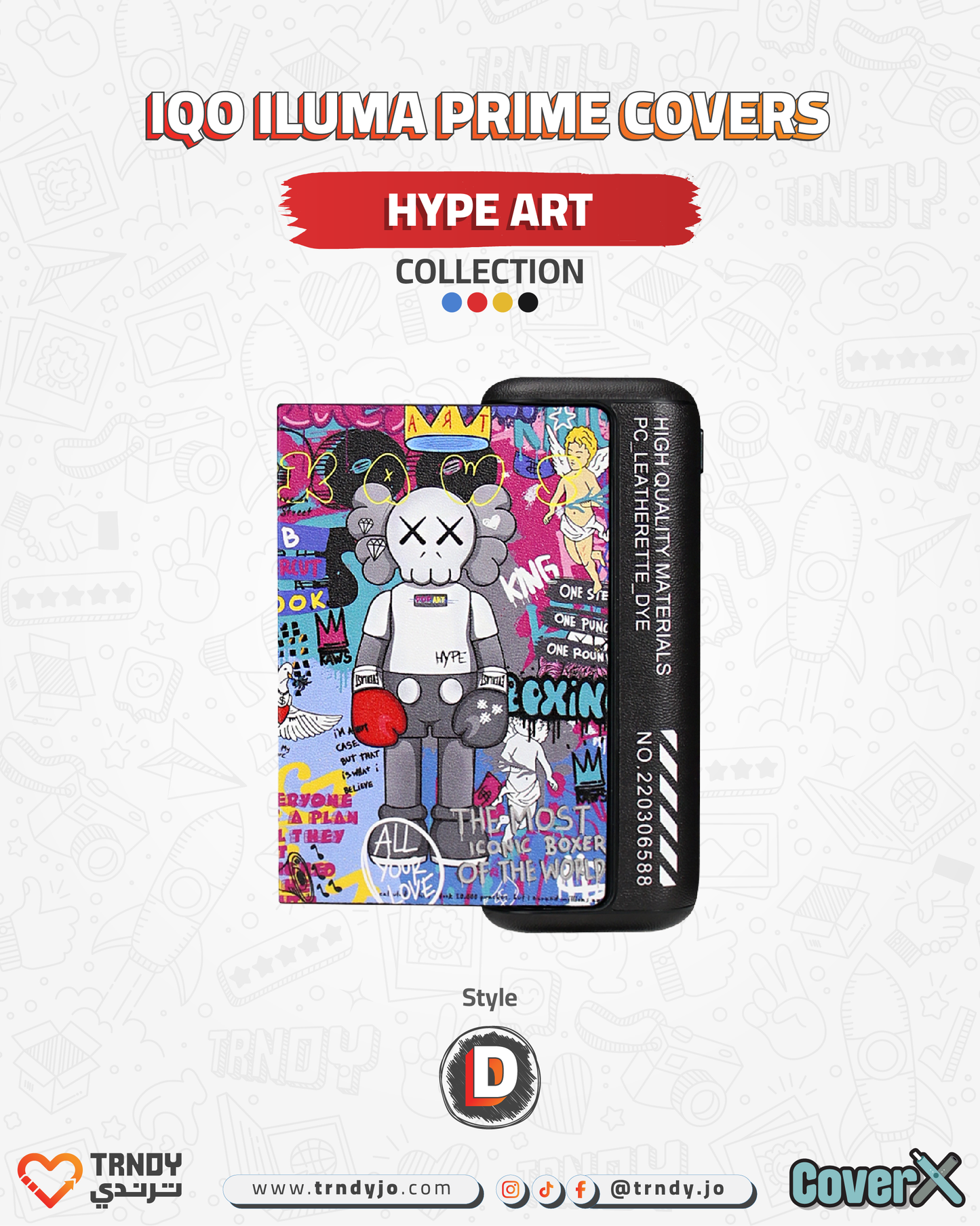 CoverX - IQO Prime - Hype Art Collection