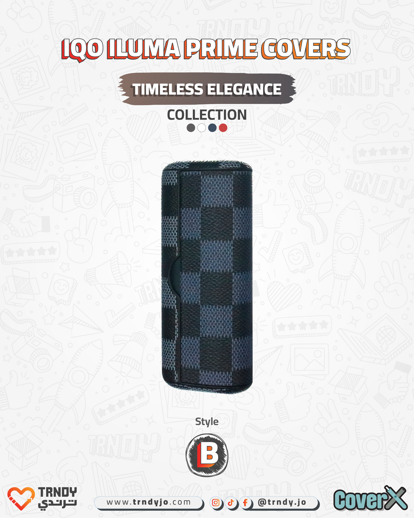 CoverX - IQO Prime - Timeless Elegance Collection