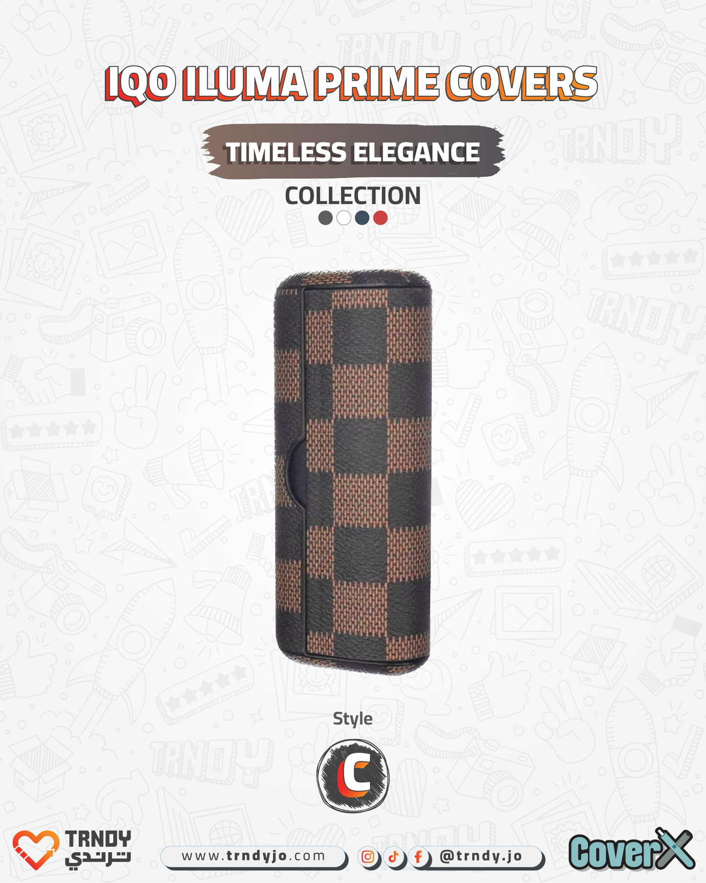 CoverX - IQO Prime - Timeless Elegance Collection