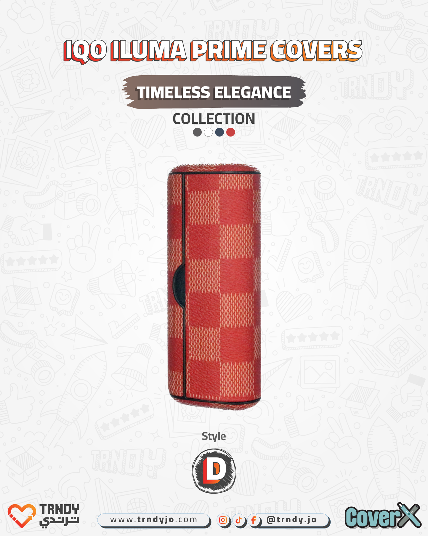 CoverX - IQO Prime - Timeless Elegance Collection