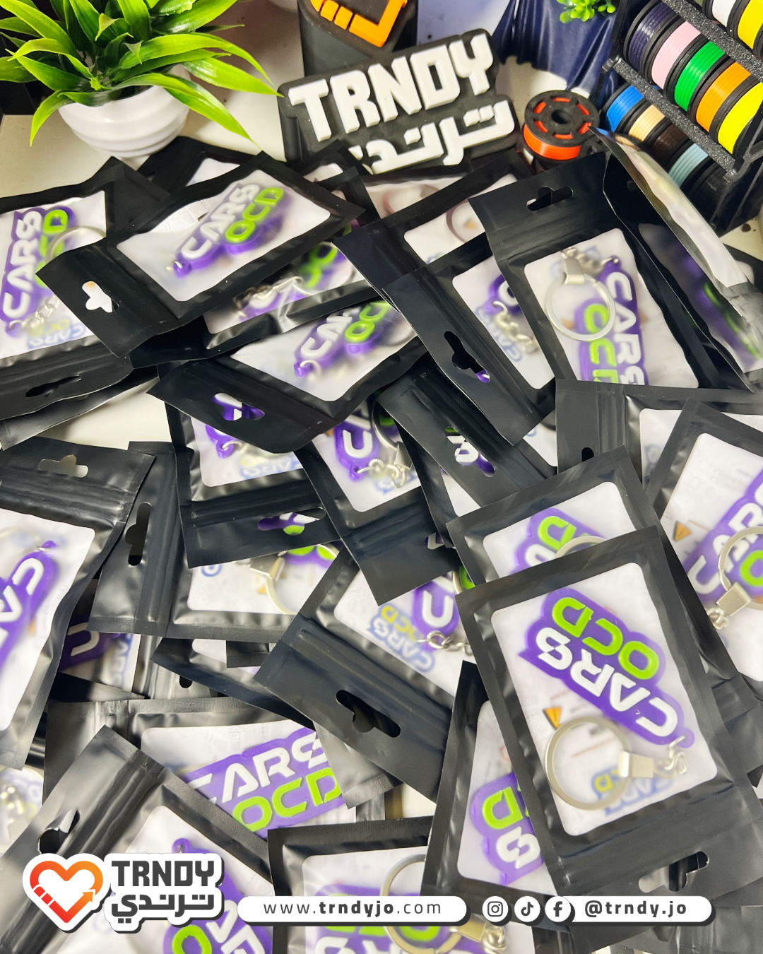 TagMe Logo - Customized 3D Brand Keychain (Bulks)