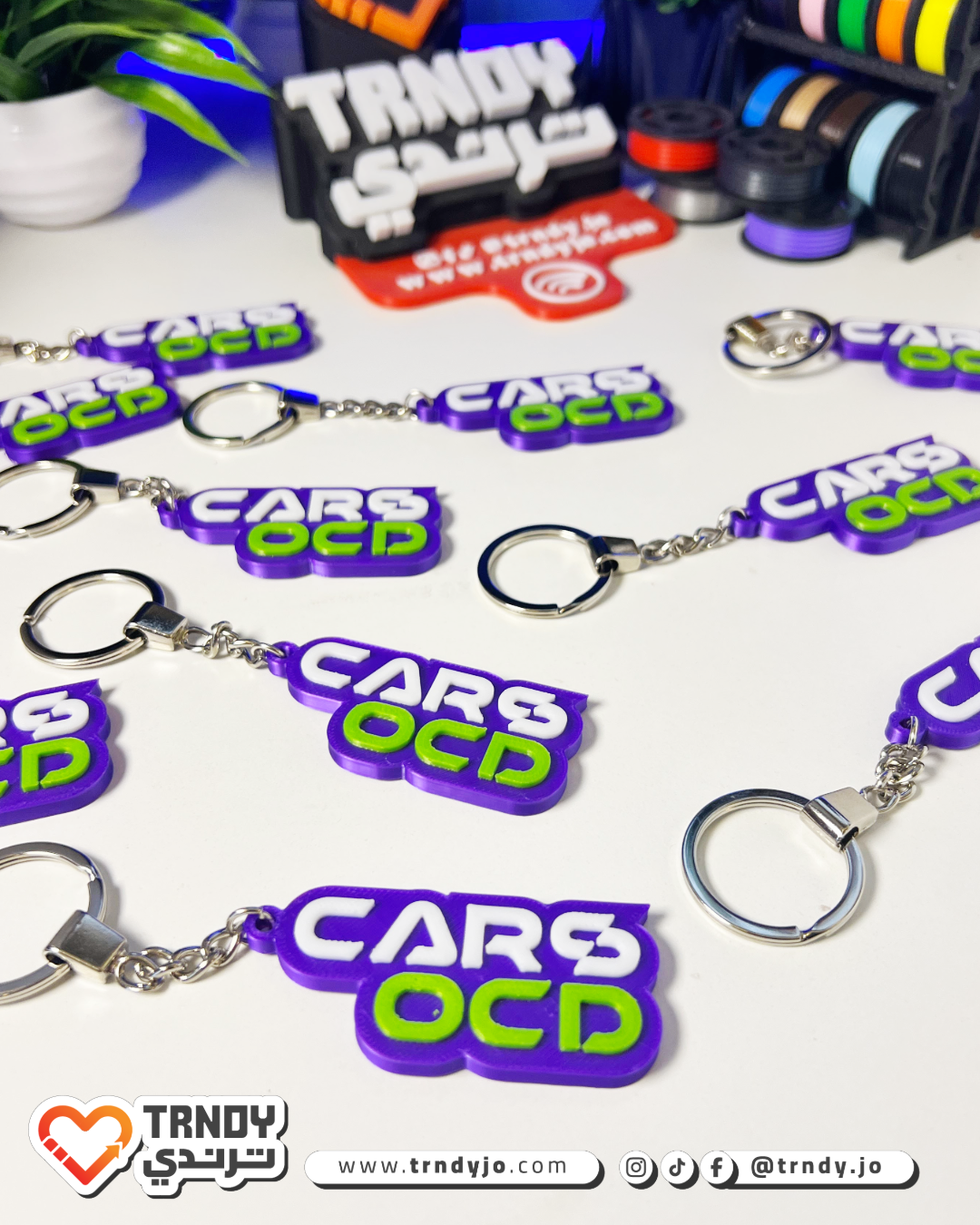 TagMe Logo - Customized 3D Brand Keychain (Bulks)