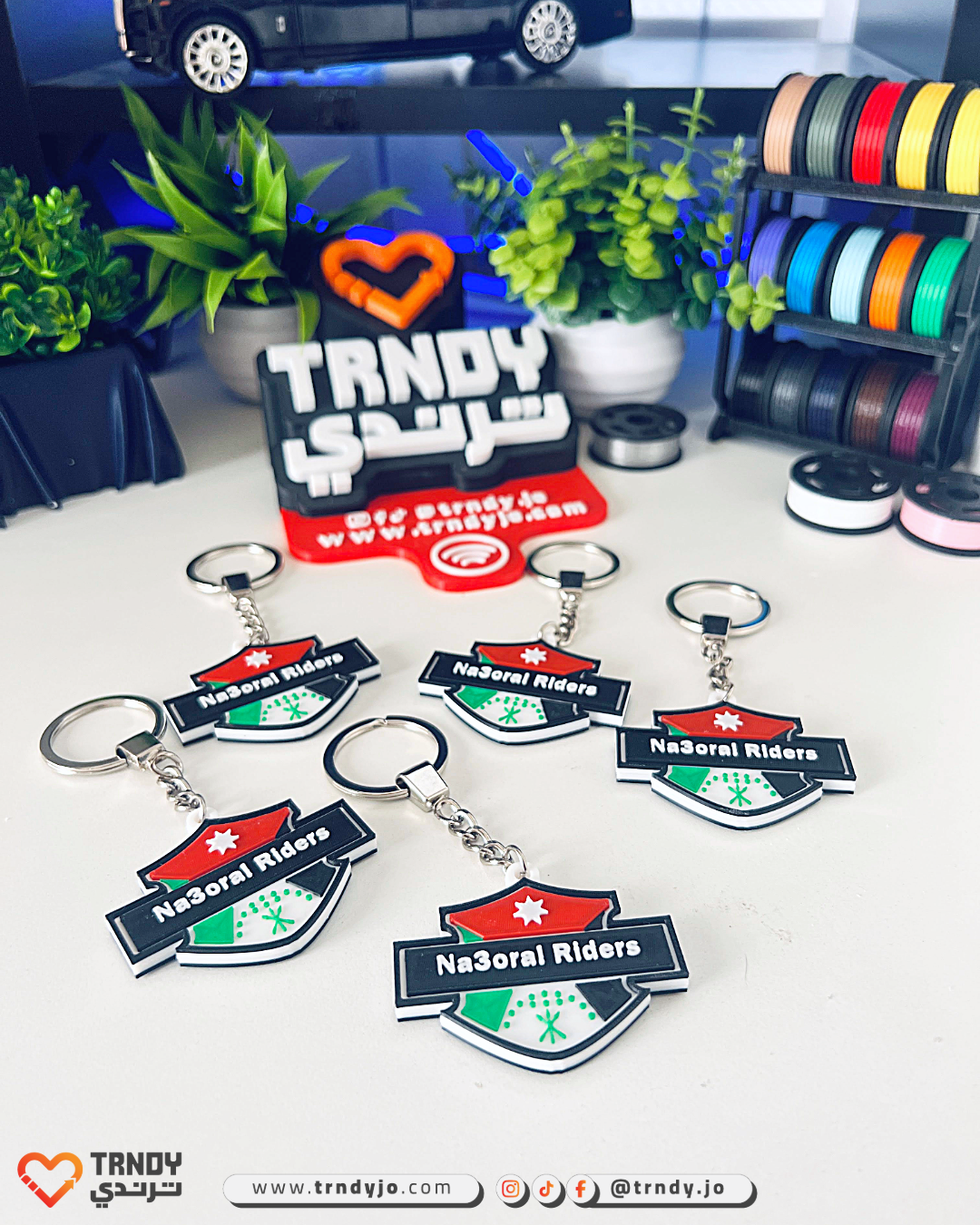TagMe Logo - Customized 3D Brand Keychain (Bulks)