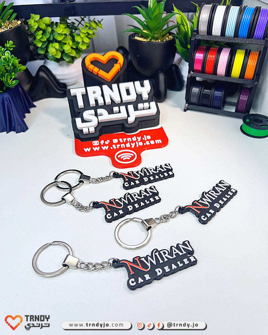 TagMe Logo - Customized 3D Brand Keychain (Bulks)