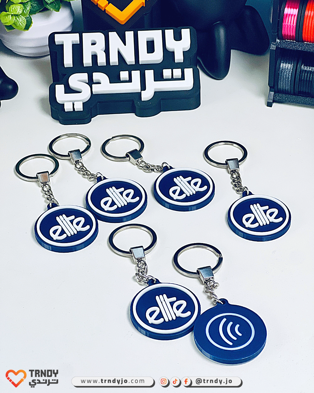 TapTag - Customized Logo NFC Keychain