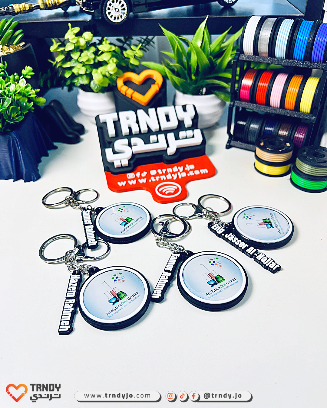 TapTag - Customized Logo NFC Keychain