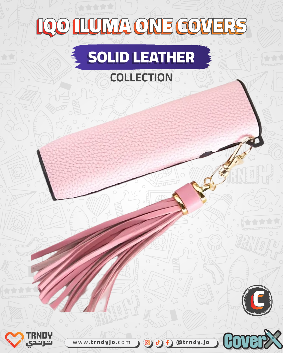 CoverX - IQO ILUMA ONE - Solid Leather Collection
