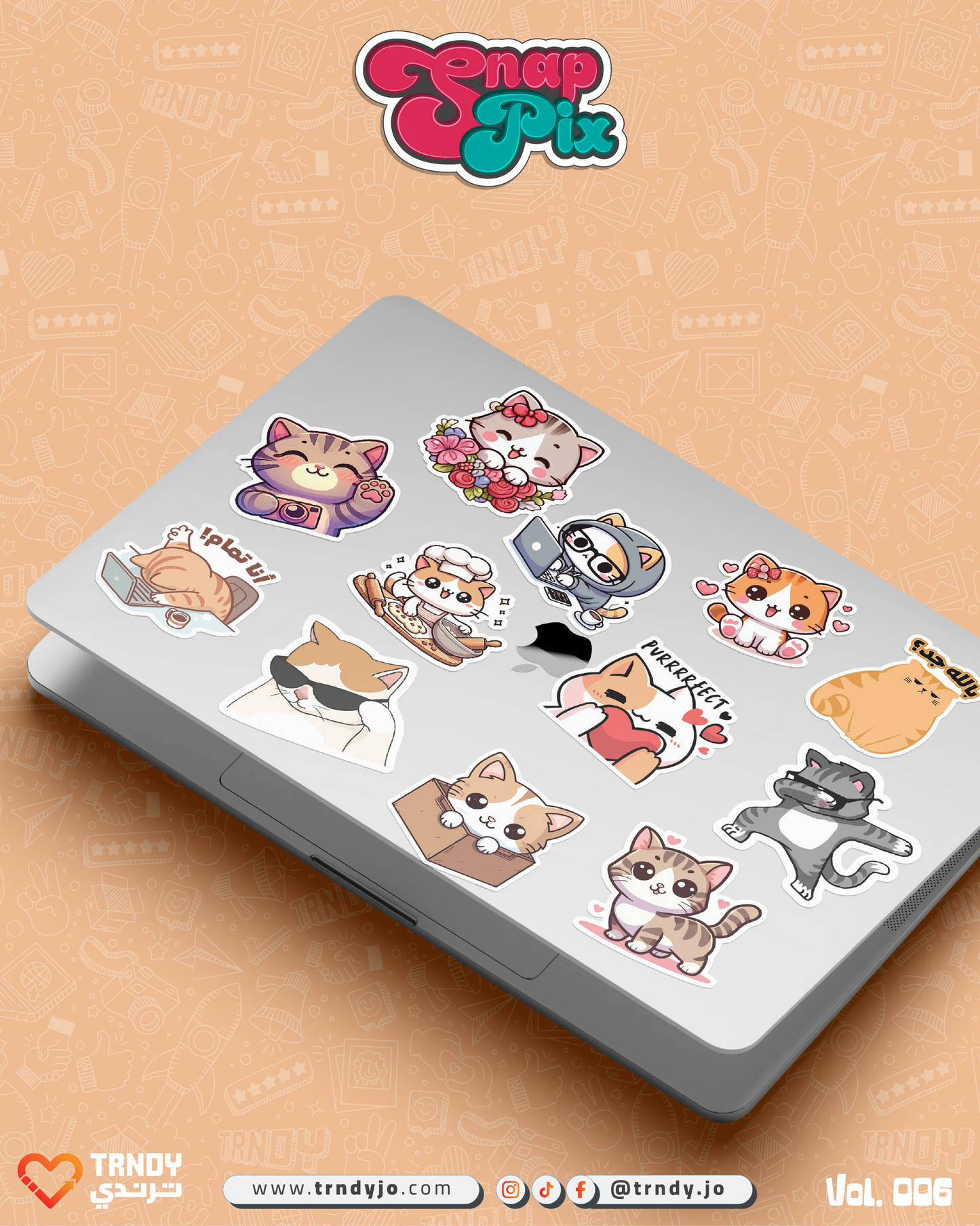 SnapPix Stickers - Collection 006