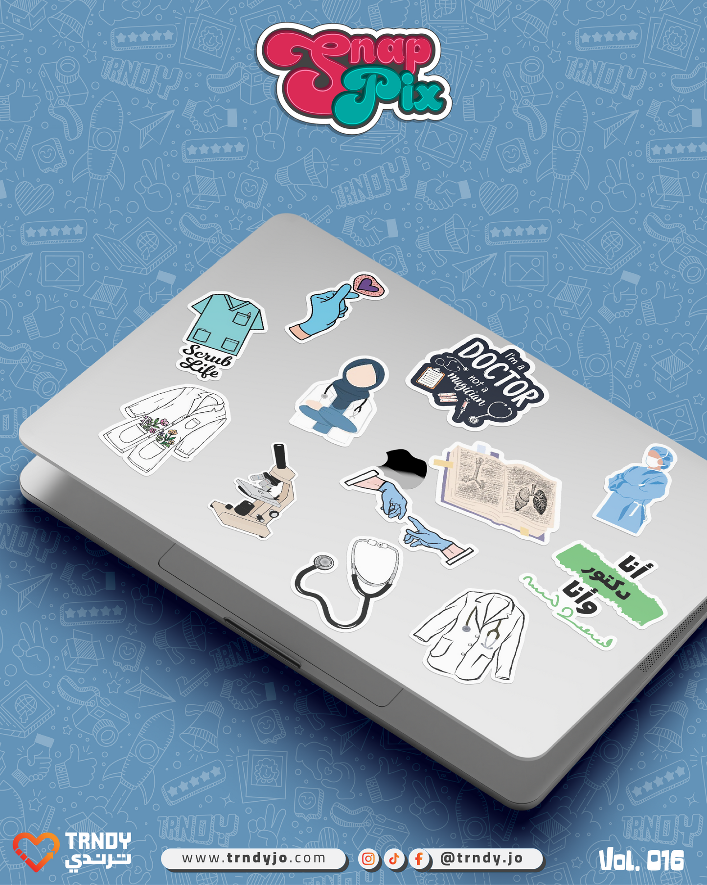 SnapPix Stickers - Collection 016