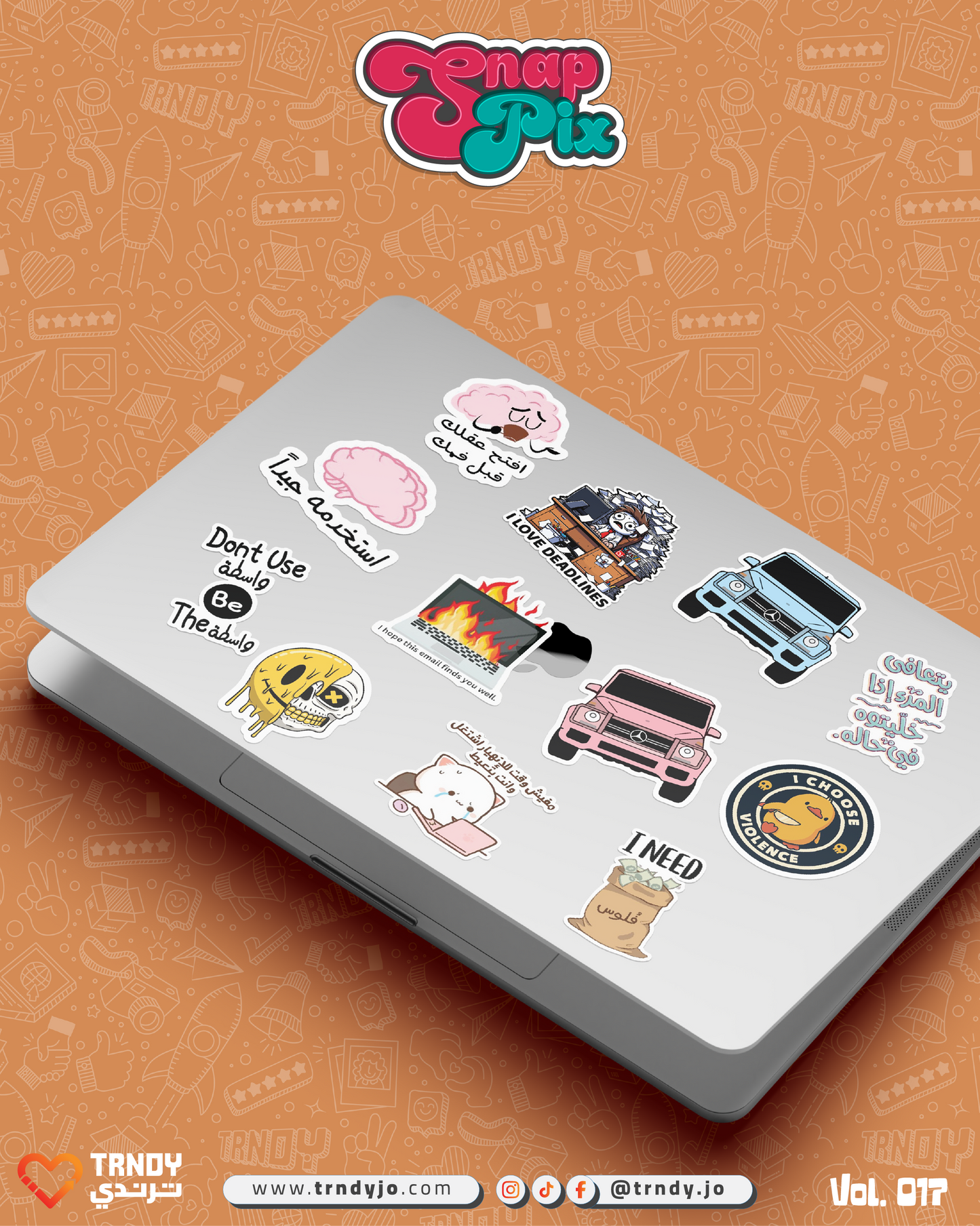 SnapPix Stickers - Collection 017