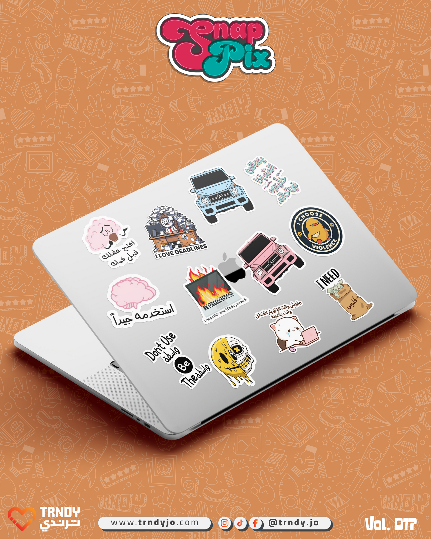 SnapPix Stickers - Collection 017