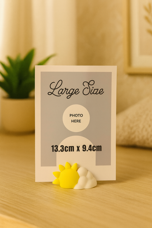 Photo Holder - Sun and Cloud