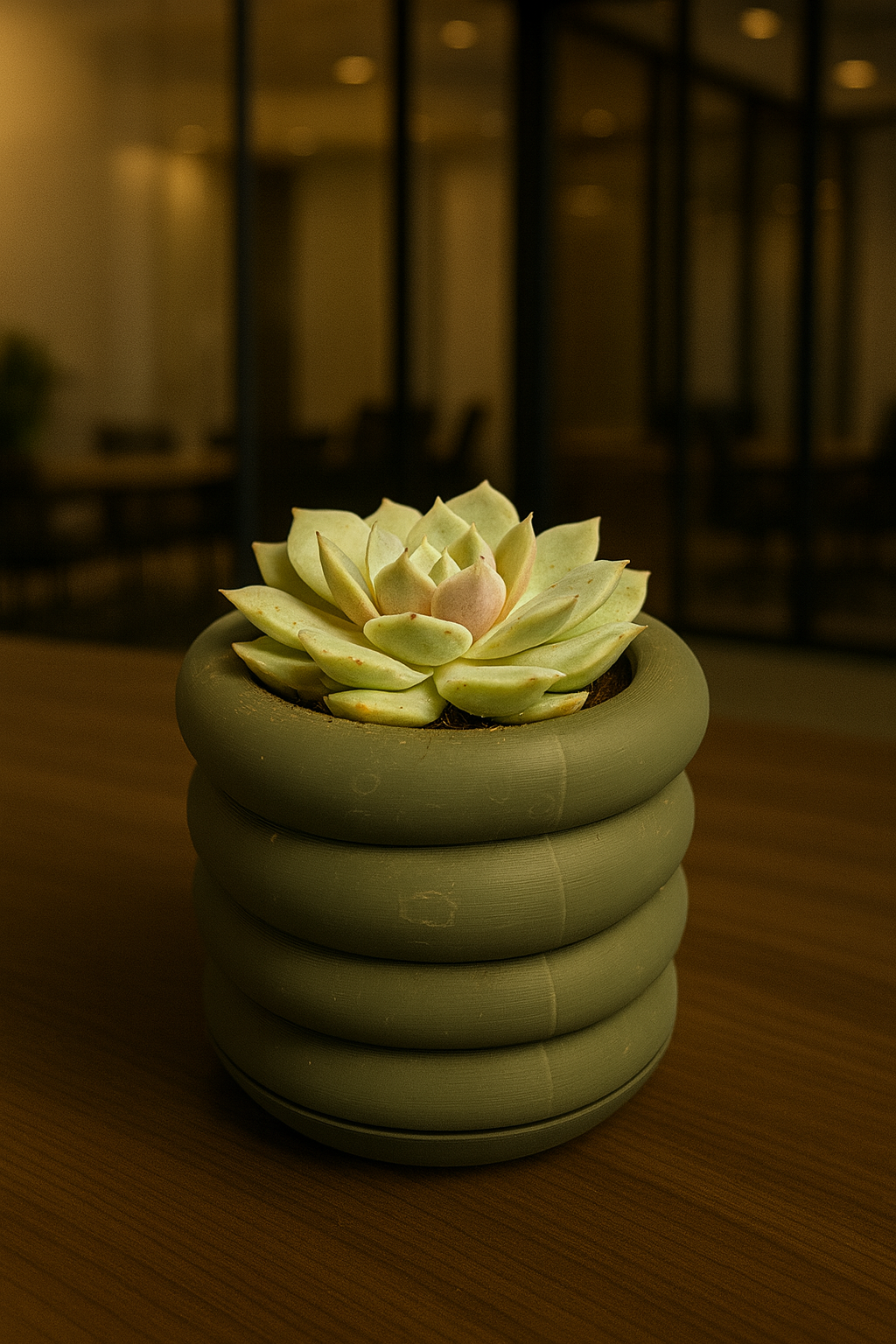 PlantMe - Zen Loops Planter Pot (Logo/Name Customized)