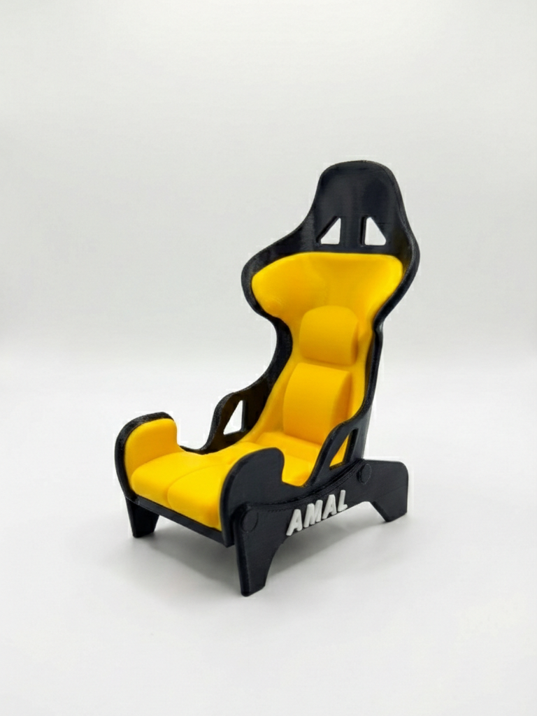 Racing Car Seat - Customized Mobile Stand