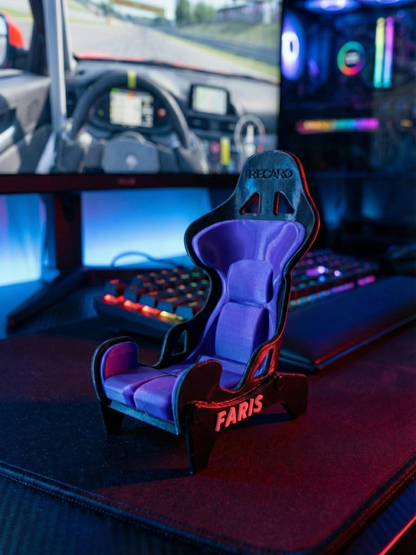 Racing Car Seat - Customized Mobile Stand