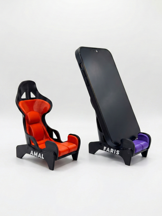 Racing Car Seat - Customized Mobile Stand