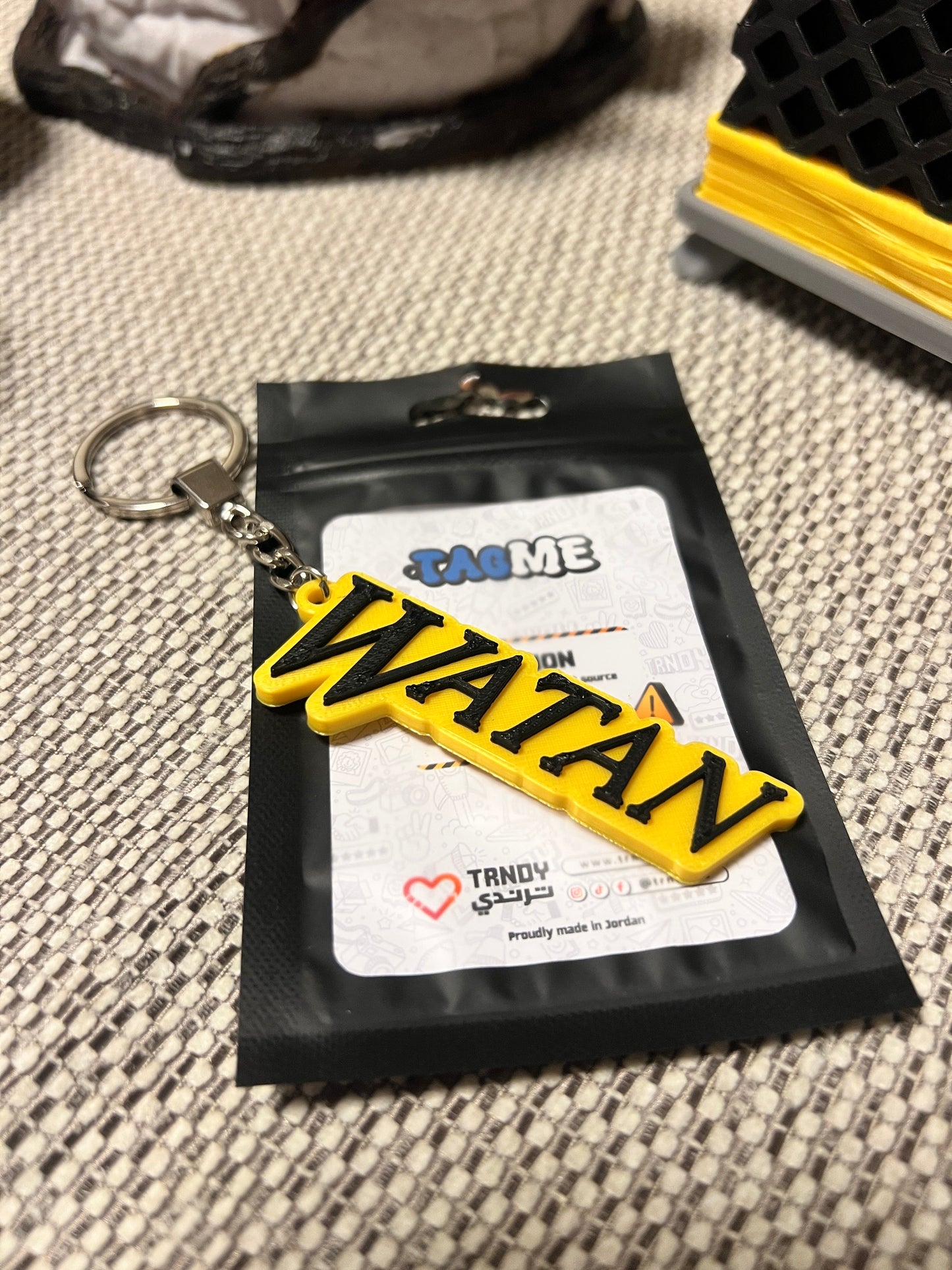 TagMe Logo - Customized 3D Brand Keychain (Bulks)