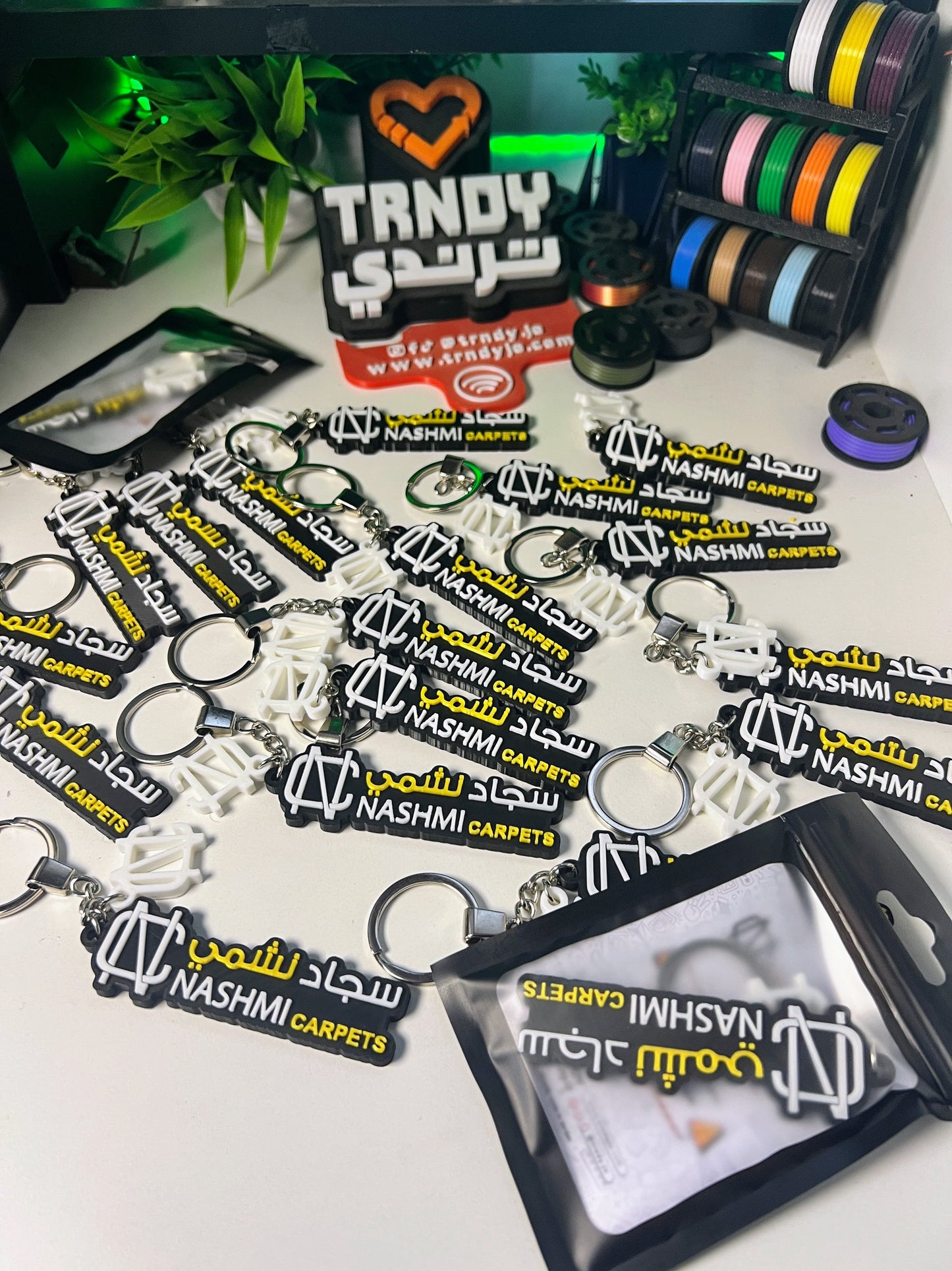 TagMe Logo - Customized 3D Brand Keychain (Bulks)