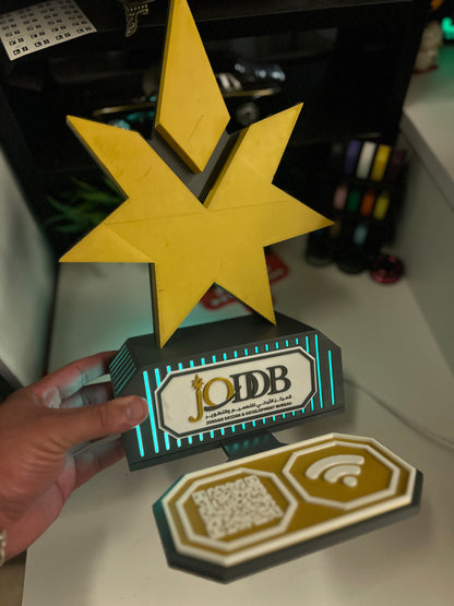 3D Logo Smart Stand - NFC & QR code