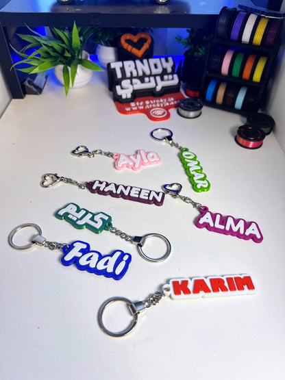 TagMe Name - Customized Name Keychain