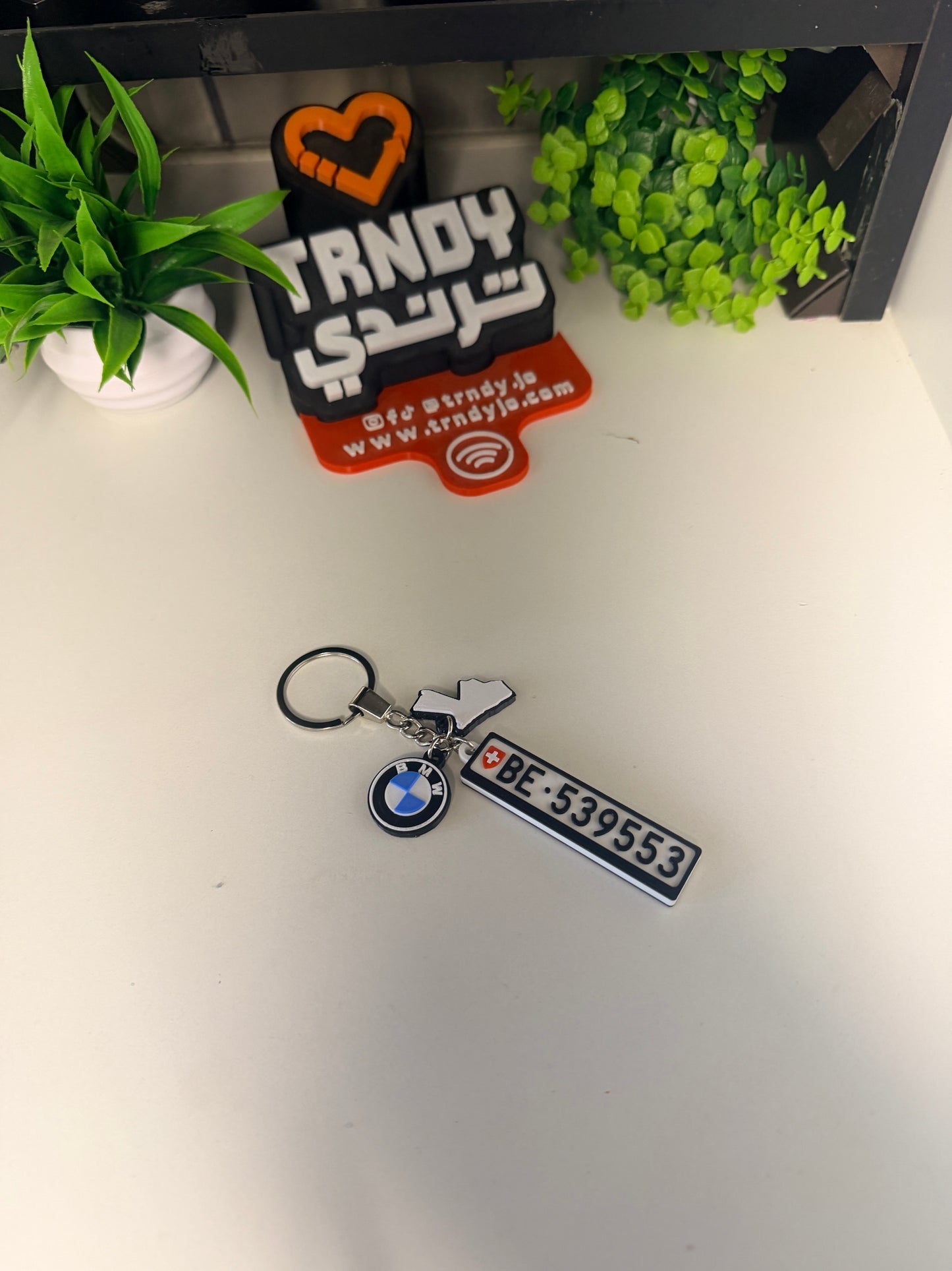 International | TagMe 3D Numrah - Car Plate Keychain 🚗
