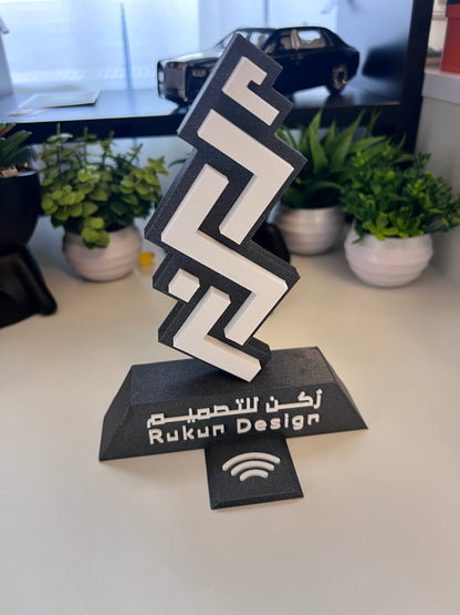 3D Logo Smart Stand - NFC & QR code