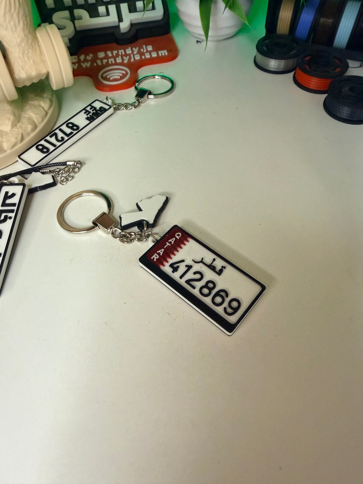 International | TagMe 3D Numrah - Car Plate Keychain 🚗