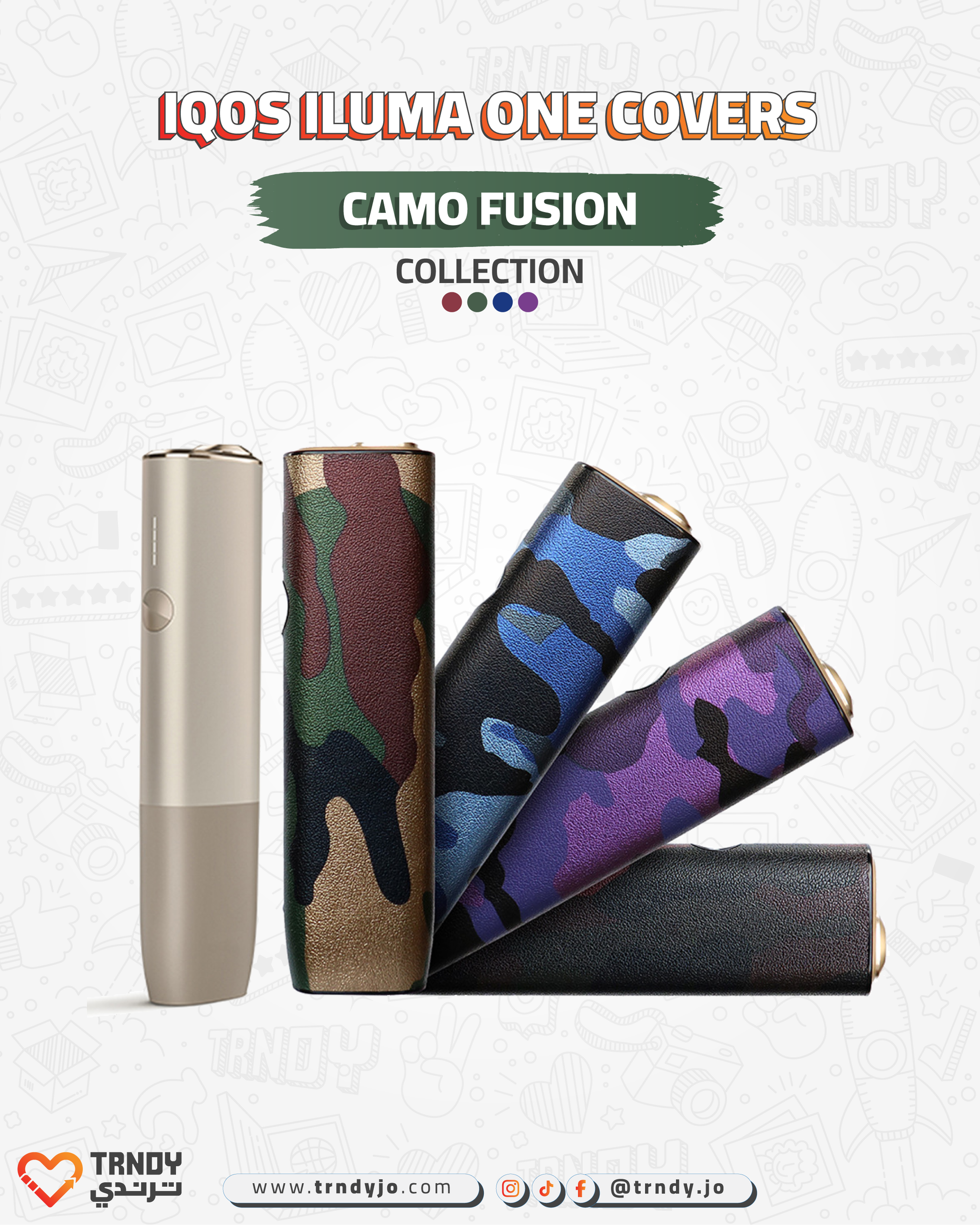 CoverX - IQO ILUMA ONE - Camo Fusion Collection – Trndy CoverX - IQO ILUMA ONE - Camo Fusion Collection – Trndy